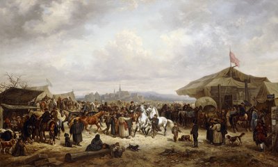 The Horse Fair by Adolf Friedrich