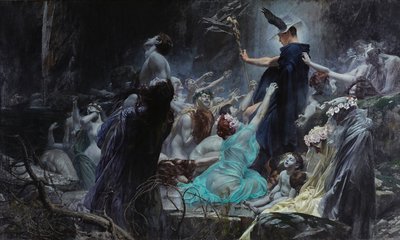 The Souls on the Acheron by Adolf Hiremy Hirschl
