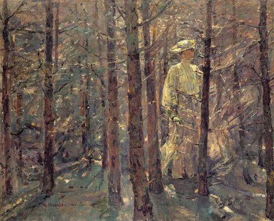 Woman in a Wood, 1906 by Adolf Hoelzel