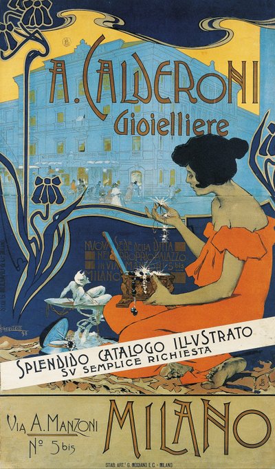 A. Calderoni Jeweler by Adolf Hohenstein