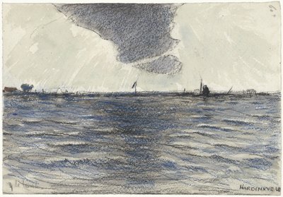 Wide Water near Hardinxveld by Adolf le Comte