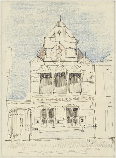 Shop Called De Porceleyne Fles by Adolf le Comte