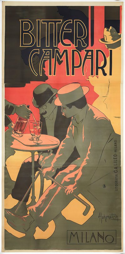 Bitter Campari, 1899 by Adolfo Hohenstein