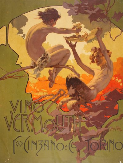 Vermouth Cinzano by Adolfo Hohenstein