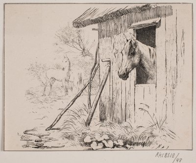 The Mill Horse by Johan Adolph Kittendorff