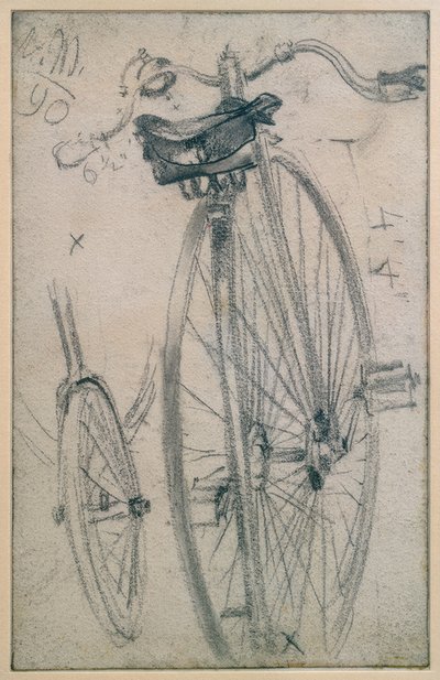 Studies on the High Wheel, Technical Details by Adolph Menzel