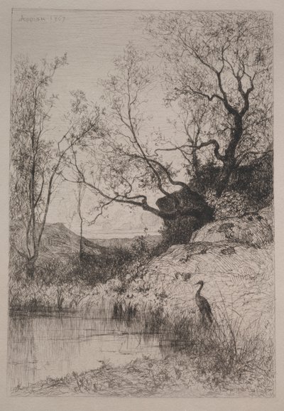 A Pond by Adolphe Appian