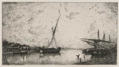 Canal aux Martigues by Adolphe Appian