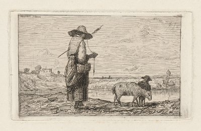 Shepherdess by Adolphe Appian