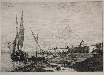 The Port at San Remo by Adolphe Appian