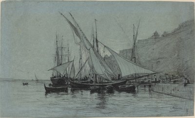 The Port of Monaco by Adolphe Appian