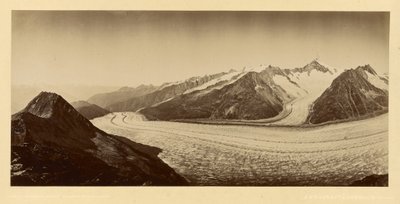 Snowy Mountain Pass by Adolphe Braun
