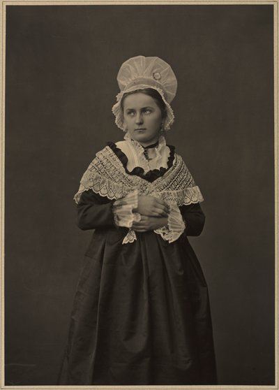 Woman in Lorraine Dress by Adolphe Braun