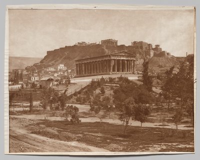 View of the Acropolis by Adolphe Braun and Co.