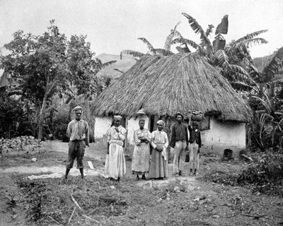 Negro hut, Jamaica, c. 1905 by Adolphe Duperly and Son