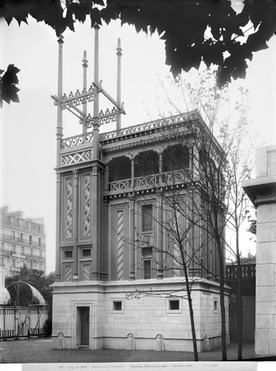Phoenician House, Universal Exhibition, Paris, 1889 by Adolphe Giraudon