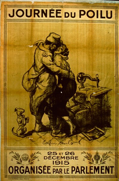 Journee Du Poilu by Adolphe Leon Willette