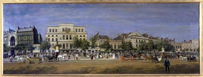 Paris, the Boulevard du Temple by Adolphe Martial Potemont