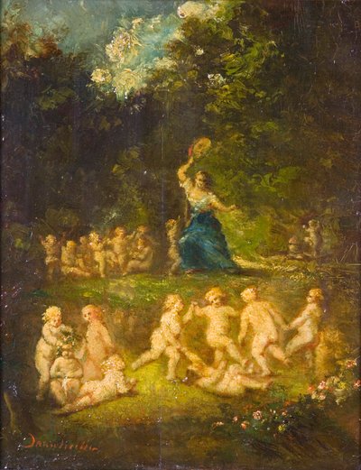 The gambols, 1844-1886 by Adolphe Monticelli