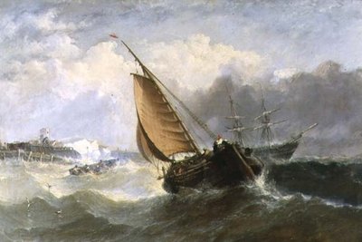 Broadstairs, Squally Weather by Adolphus Knell