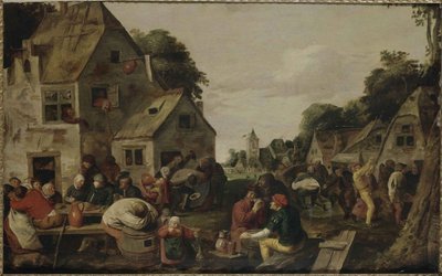 Kermesse by Adriaen Brouwer