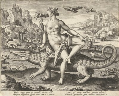 Africa (The Four Continents) by Adriaen Collaert
