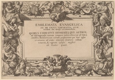 Title Page by Adriaen Collaert after Hans Bol