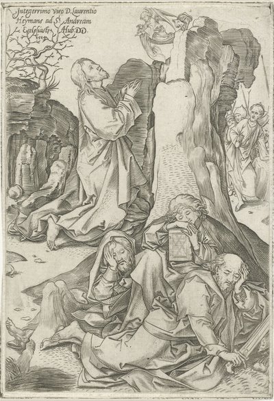 Christ in the Garden of Gethsemane by Adriaen Huybrechts (I)
