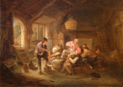 Drinking Scene by Adriaen Jansz. van Ostade