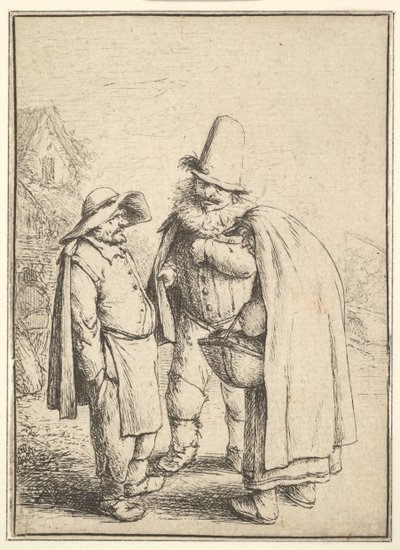 Grotesque Figures by Adriaen Jansz. van Ostade