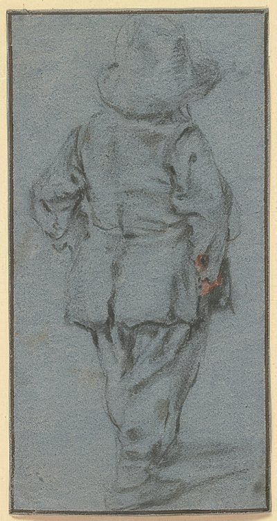 Standing Boy from Behind by Adriaen Jansz. van Ostade