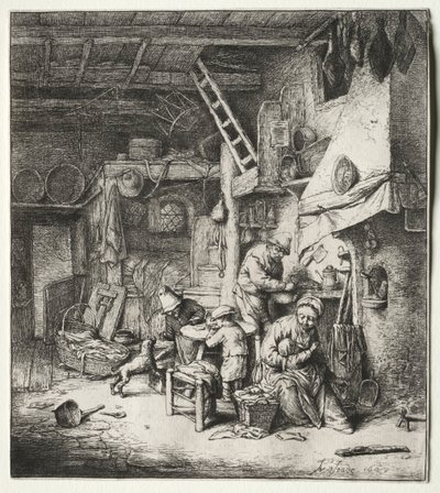 The Family by Adriaen Jansz. van Ostade