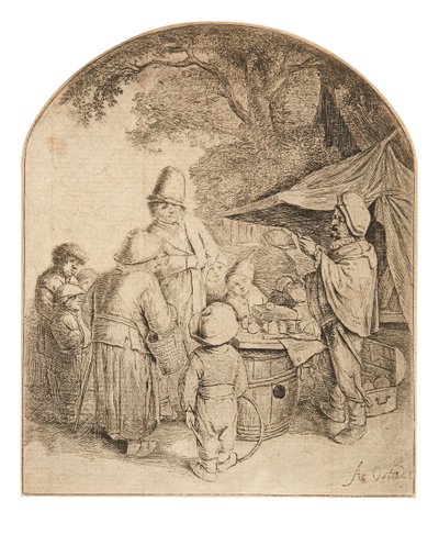 The Quacksalver by Adriaen Jansz. van Ostade