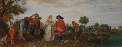 Spring (The Meeting) by Adriaen Pietersz van de Venne