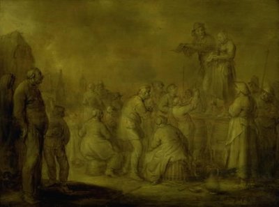 Street Singers by Adriaen Pietersz. van de Venne