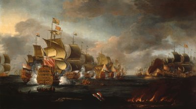 Anglo-Dutch Wars 1665-67 and 1672-74 by Adriaen van Diest