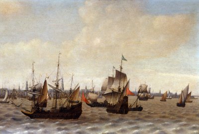 Shipping of Antwerp by Adriaen van Diest