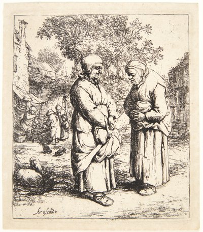 The Two Gossiping Women by Adriaen van Ostade