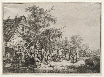 Festival Under the Trellis by Adriaen van Ostade