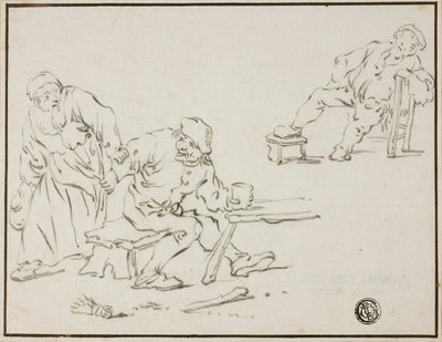 Tavern Scene by Adriaen van Ostade
