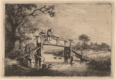 The Angler by Adriaen van Ostade