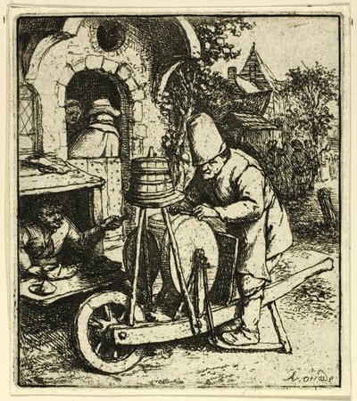 The Knifegrinder by Adriaen van Ostade
