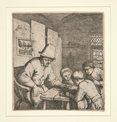 The Schoolmaster by Adriaen van Ostade