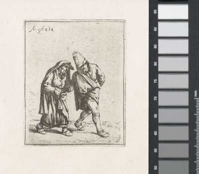 Walking Peasant Couple by Adriaen van Ostade