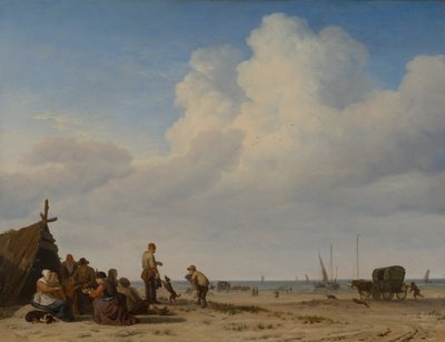 Beach View, 1663-1665 by Adriaen van de Velde