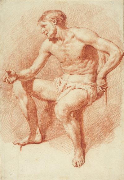 Study of a Male Nude by Adriaen van de Velde