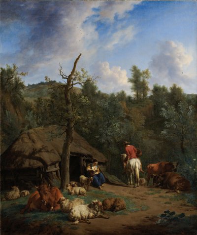 The Hut, 1671 by Adriaen van de Velde