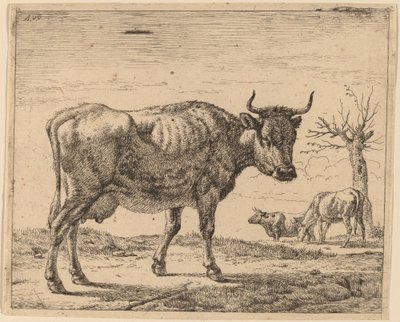 Three Cows by Adriaen van de Velde