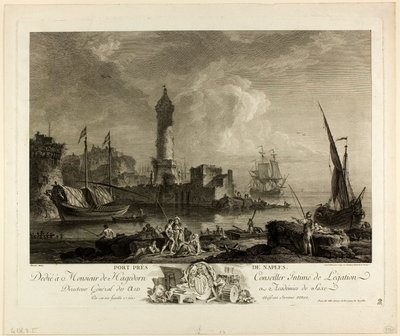 Port near Naples by Adrian Zingg