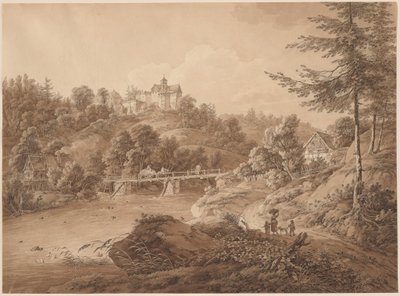 Rauenstein Castle Seen from the River
